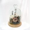 Cotton Dreams Bell Jar Flower