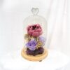 Purple Mudan Bell Jar Flower