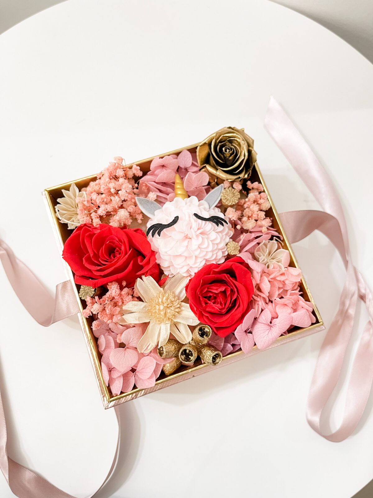 Unicorn Preserved Blooms Box