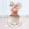 Diaper Cake 2 Tier Rainbow Unicorn