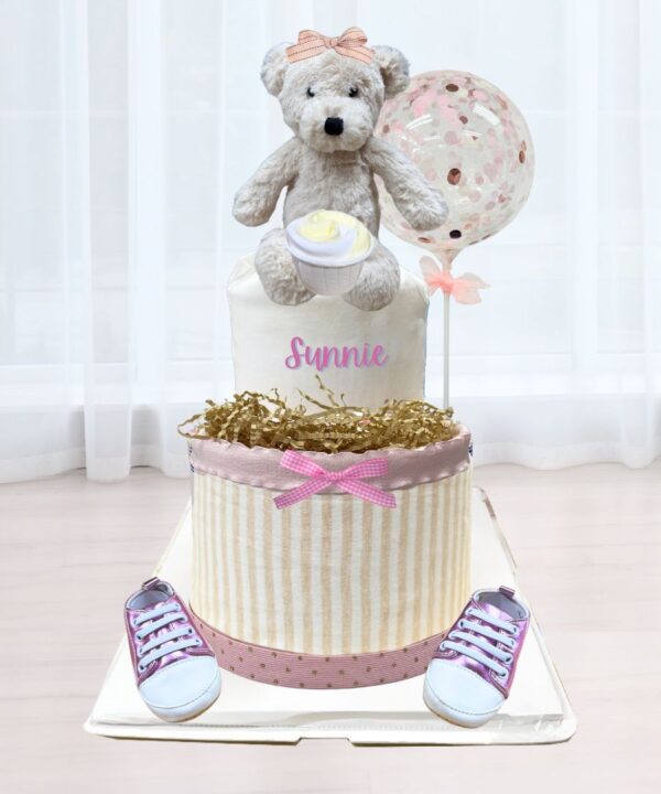 Sunny Teddy Girl 2 Tier Rainbow Unicorn