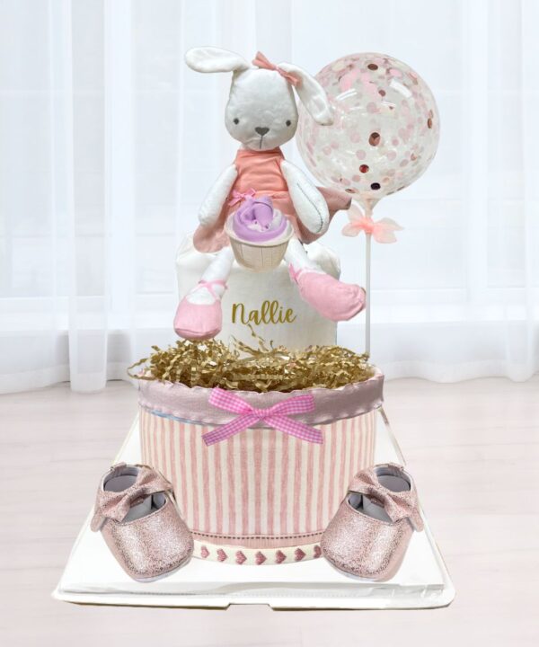 TuTu Bunny  2 Tier Diaper Cake